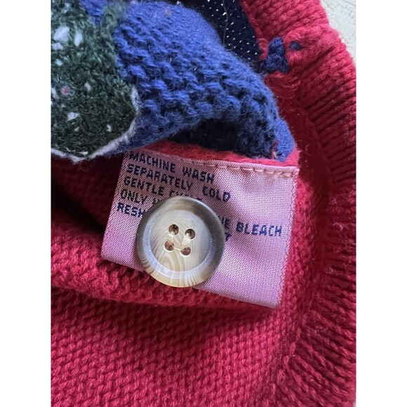 Cambridge Dry Goods Country School Spirit Knit Vest Vintage 80s | Womens Large - Picture 5 of 8